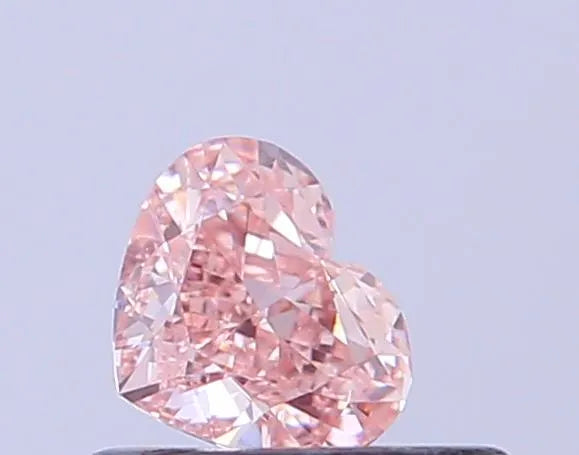 0.37ct Heart Lab Grown Diamond (Colour Fancy Intense Pink, Clarity VS1, IGI Certified)