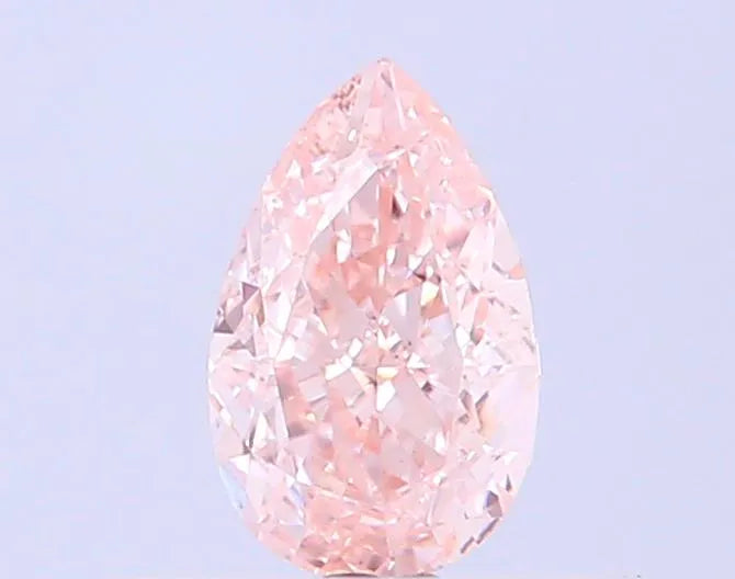 0.38ct Pear Lab Grown Diamond (Colour Fancy Light Brownish Pink, Clarity VS2, IGI Certified)