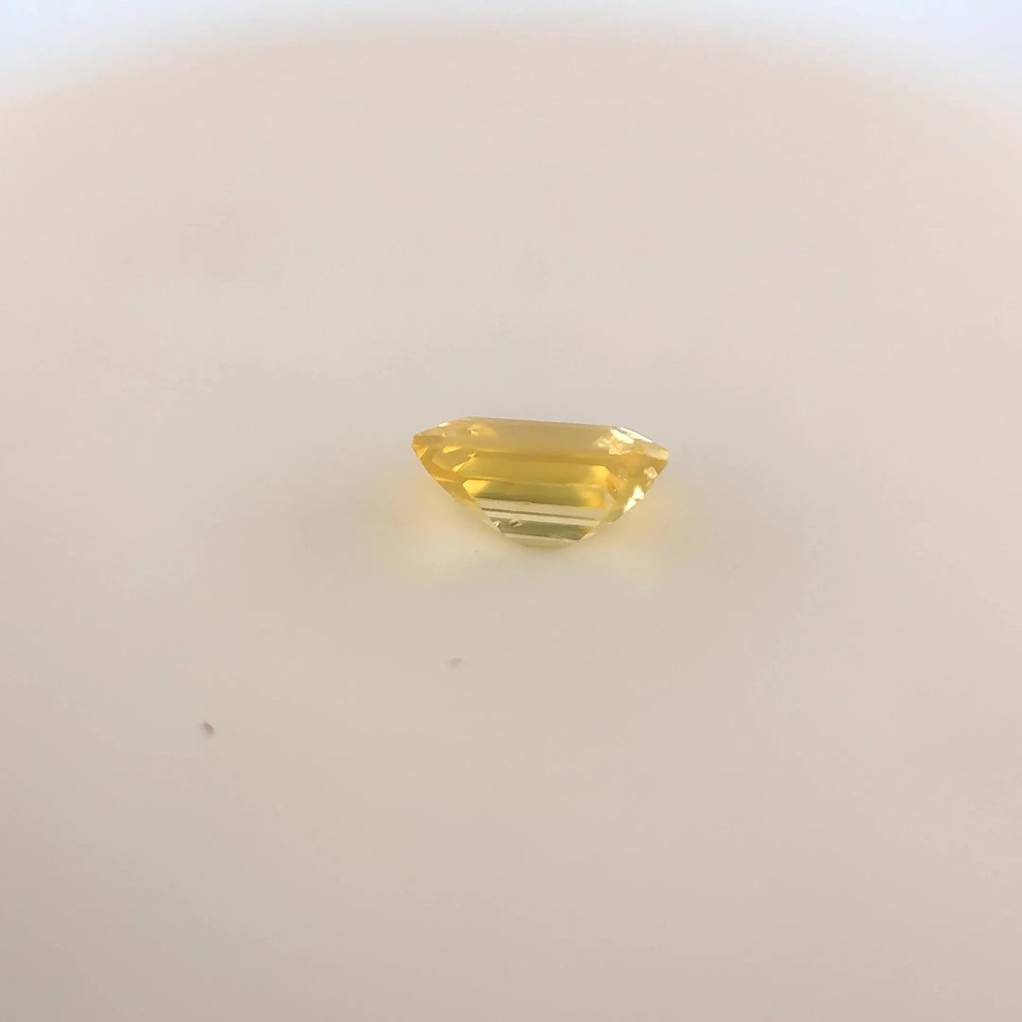 0.50ct Emerald Natural Sapphire (Colour Yellow, Clarity Slightly Included, Cut Faceted)