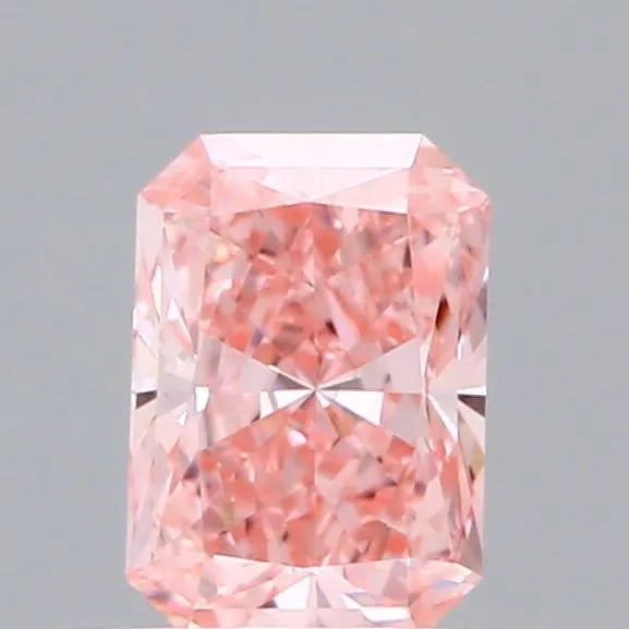 0.50ct Radiant Lab Grown Diamond (Colour Fancy Vivid Pink, Clarity VVS2, IGI Certified)