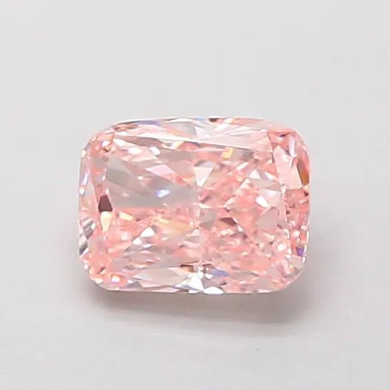 0.79ct Cushion modified Lab Grown Diamond (Colour Fancy Intense Pink, Clarity VS1, IGI Certified)
