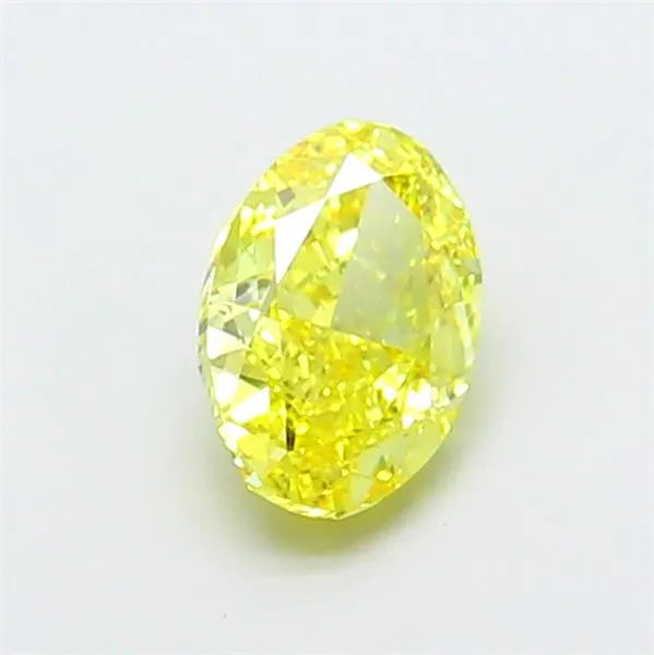1.00ct Oval Lab Grown Diamond (Colour Fancy Vivid Yellow, Clarity VVS2, IGI Certified)