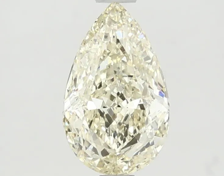 1.18ct Pear Lab Grown Diamond (Colour Fancy Light Yellow, Clarity VVS1, IGI Certified)