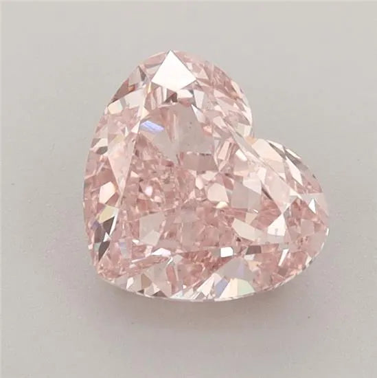 1.42ct Heart Lab Grown Diamond (Colour Fancy Intense Pink, Clarity VS2, IGI Certified)