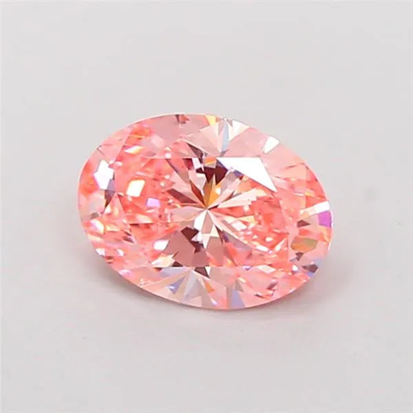 1.50ct Oval Lab Grown Diamond (Colour Fancy Vivid Pink, Clarity VS1, IGI Certified)