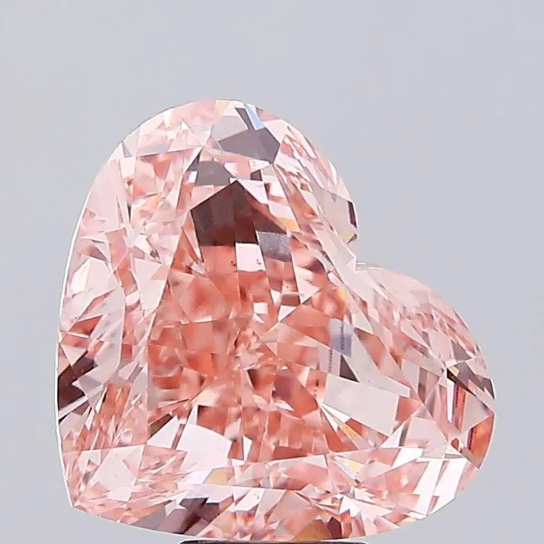 12.03ct Heart Lab Grown Diamond (Colour Fancy Vivid Pink, Clarity VS1, IGI Certified)