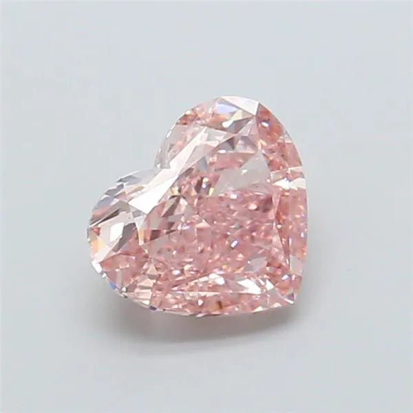 2.02ct Heart Lab Grown Diamond (Colour Fancy Intense Brownish Pink, Clarity VS2, IGI Certified)