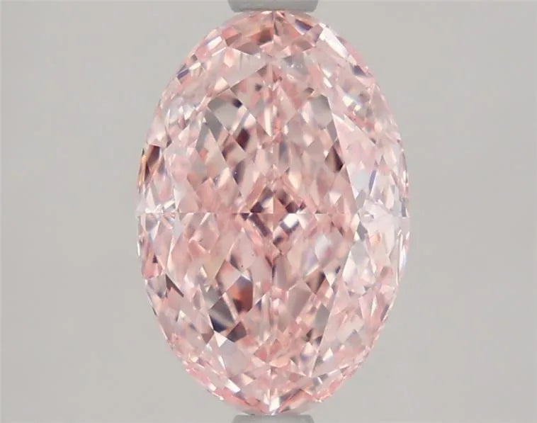 2.03ct Oval Lab Grown Diamond (Colour Fancy Intense Pink, Clarity VS1, IGI Certified)