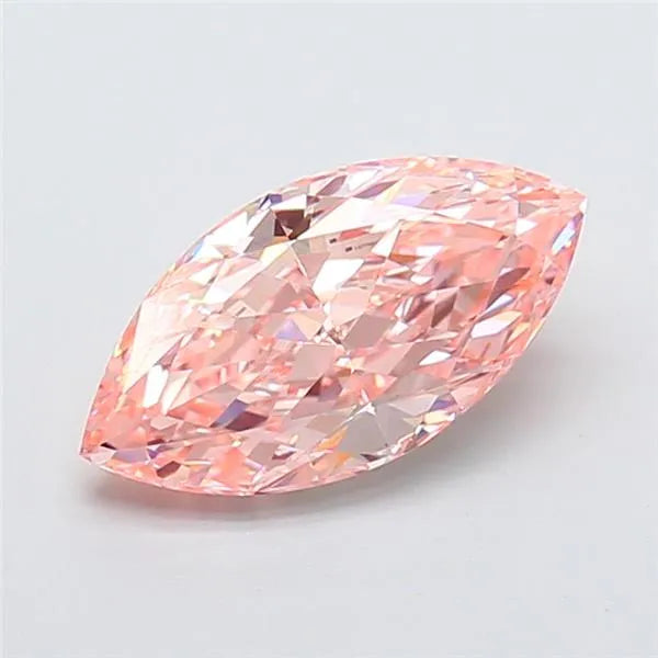 2.08ct Marquise Lab Grown Diamond (Colour Fancy Intense Pink, Clarity VVS2, IGI Certified)