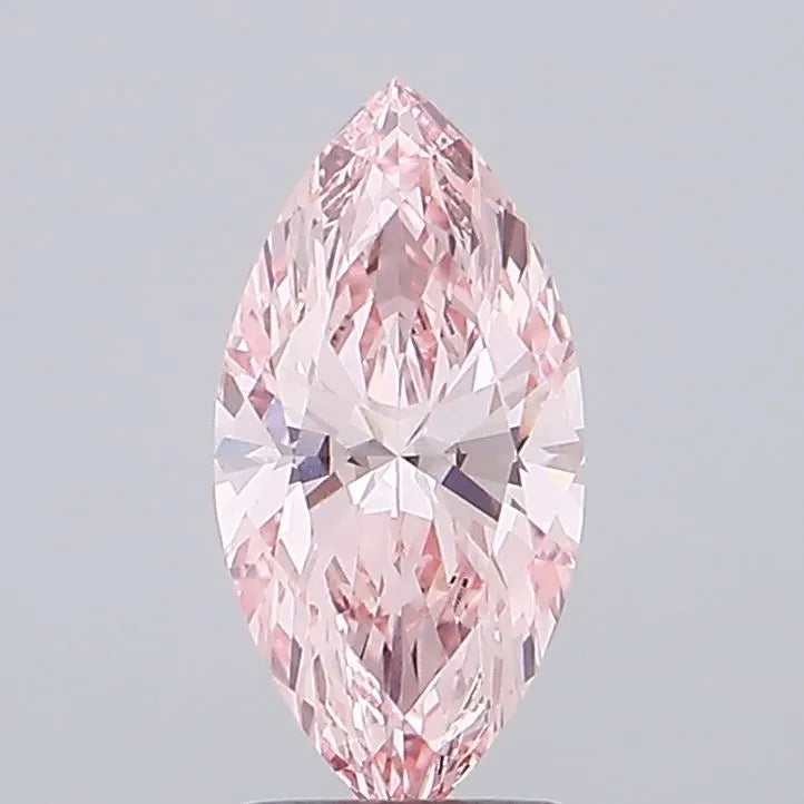 2.09ct Marquise Lab Grown Diamond (Colour Fancy Vivid Pink, Clarity VVS2, IGI Certified)