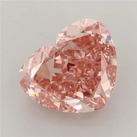 2.50ct Heart Lab Grown Diamond (Colour Fancy Vivid Pink, Clarity VS1, IGI Certified)