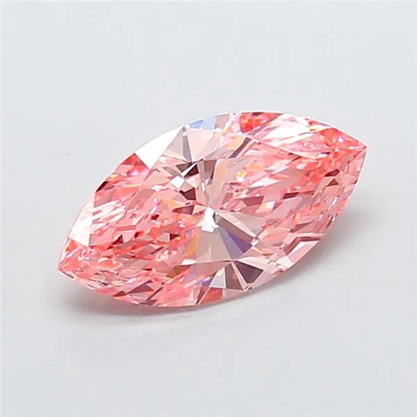 2.51ct Marquise Lab Grown Diamond (Colour Fancy Vivid Pink, Clarity VS1, IGI Certified)