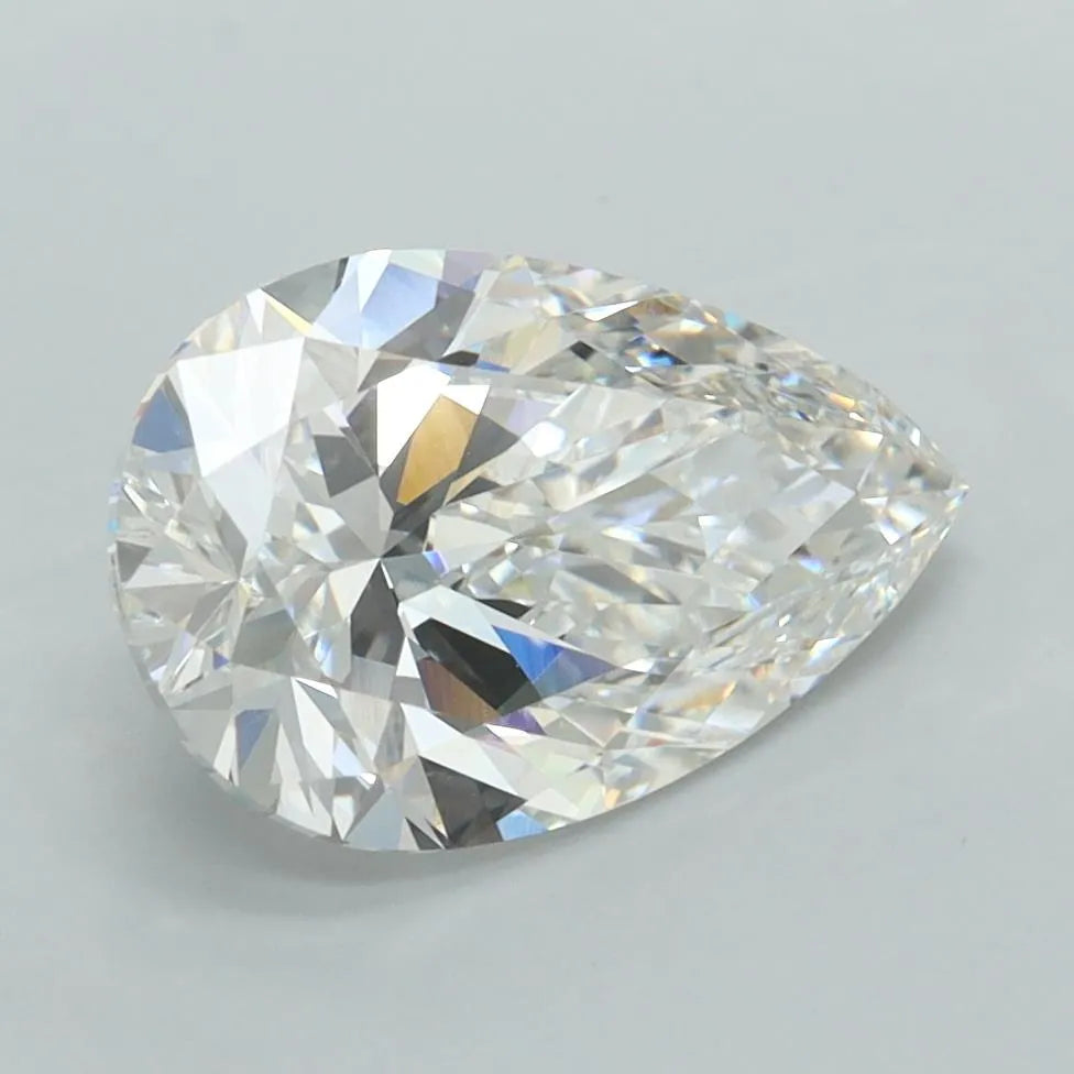 2.53ct Pear Lab Grown Diamond (Colour F, Clarity VVS2, IGI Certified)