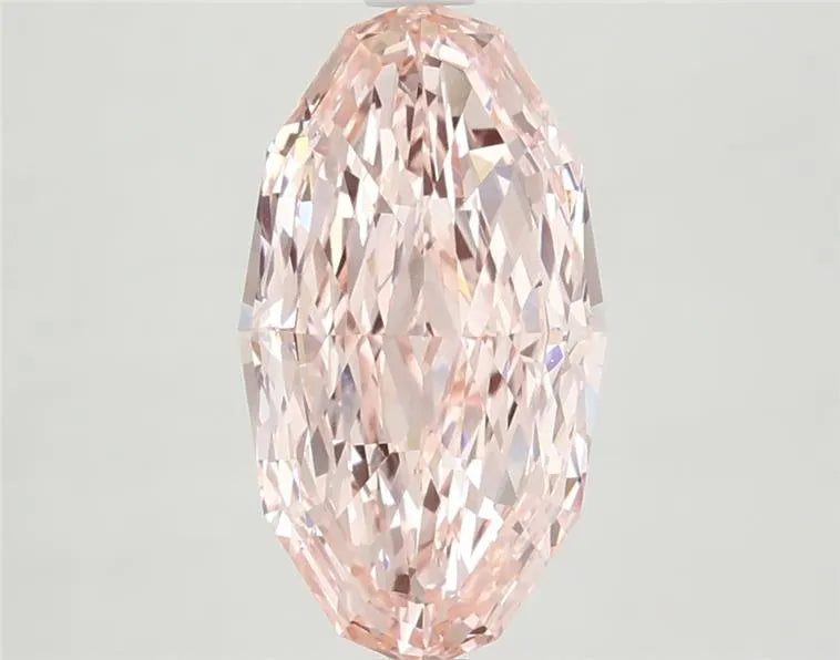 2.94ct Oval Lab Grown Diamond (Colour Fancy Vivid Pink, Clarity VVS2, IGI Certified)