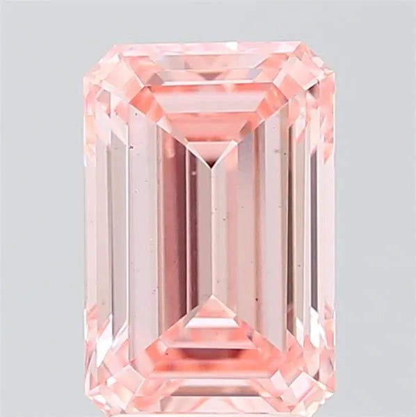 3.00ct Emerald Lab Grown Diamond (Colour Fancy Intense Pink, Clarity VS1, IGI Certified)