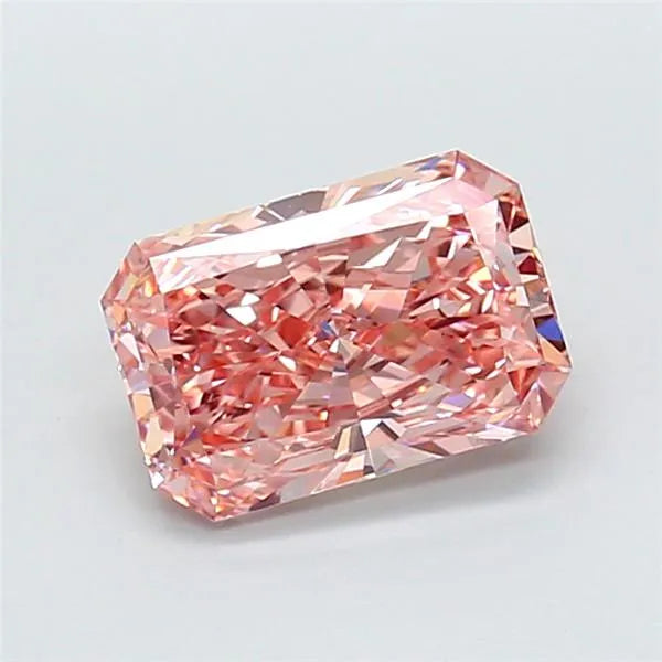 3.08ct Radiant Lab Grown Diamond (Colour Fancy Vivid Pink, Clarity VVS2, IGI Certified)