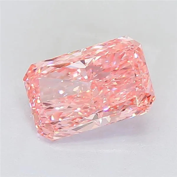 3.15ct Radiant Lab Grown Diamond (Colour Fancy Vivid Pink, Clarity VS1, IGI Certified)