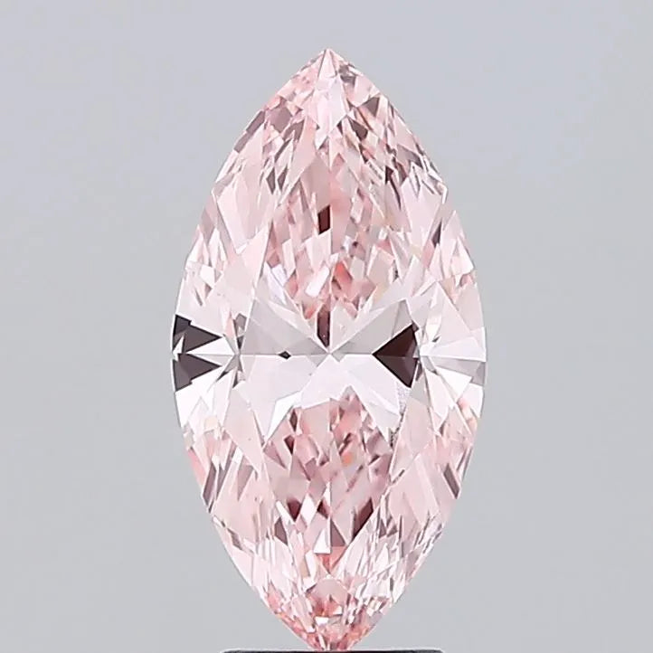 3.29ct Marquise Lab Grown Diamond (Colour Fancy Vivid Pink, Clarity VVS2, IGI Certified)