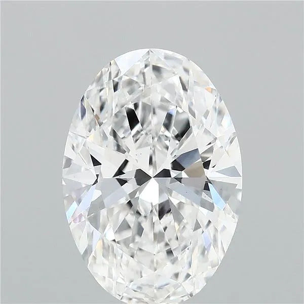 3.50ct Oval Lab Grown Diamond (Colour E, Clarity VS1, IGI Certified)