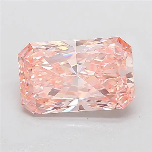 3.53ct Radiant Lab Grown Diamond (Colour Fancy Intense Pink, Clarity VS1, IGI Certified)