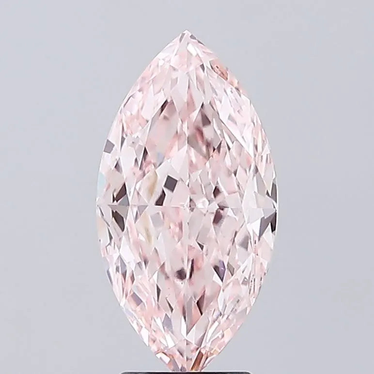 3.80ct Marquise Lab Grown Diamond (Colour Fancy Intense Pink, Clarity VS1, IGI Certified)