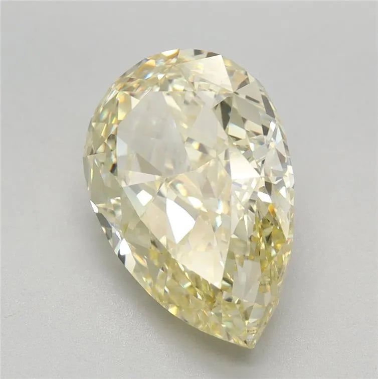 3.89ct Pear Lab Grown Diamond (Colour Fancy Intense Yellow, Clarity VVS2, IGI Certified)