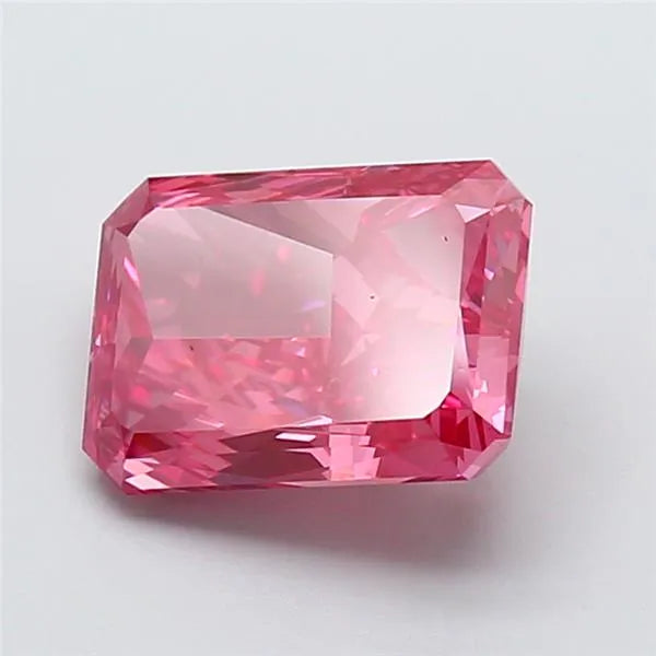 4.01ct Radiant Lab Grown Diamond (Colour Fancy Vivid Pink, Clarity VS2, IGI Certified)