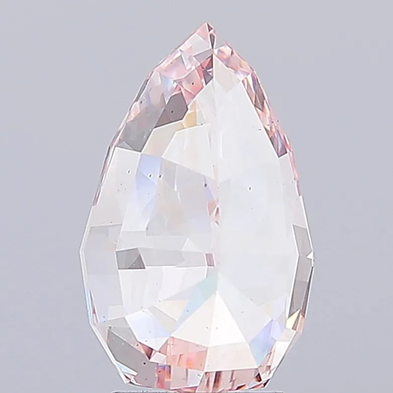 4.03ct Pear Lab Grown Diamond (Colour Fancy Intense Pink, Clarity VS2, IGI Certified)
