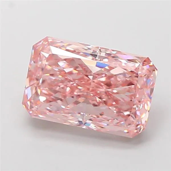 4.14ct Radiant Lab Grown Diamond (Colour Fancy Intense Pink, Clarity VVS2, IGI Certified)