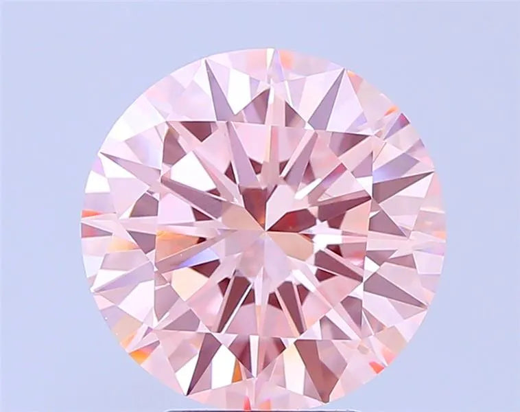 5.00ct Round Lab Grown Diamond (Colour Fancy Intense Pink, Clarity VVS2, Cut EX, IGI Certified)
