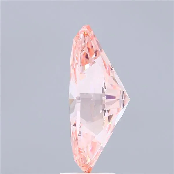 5.01ct Oval Lab Grown Diamond (Colour Fancy Vivid Pink, Clarity VVS2, IGI Certified)