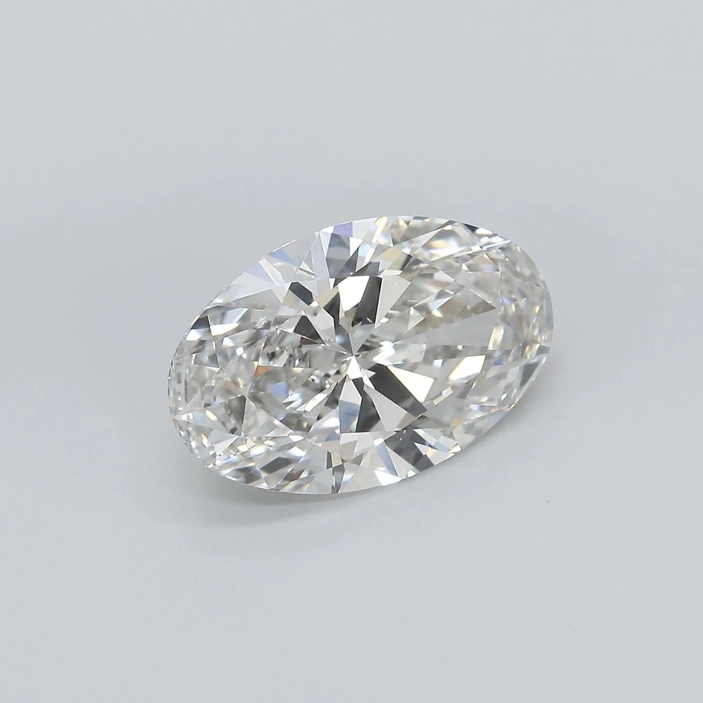 5.14ct Oval Lab Grown Diamond (Colour G, Clarity VS2, IGI Certified)