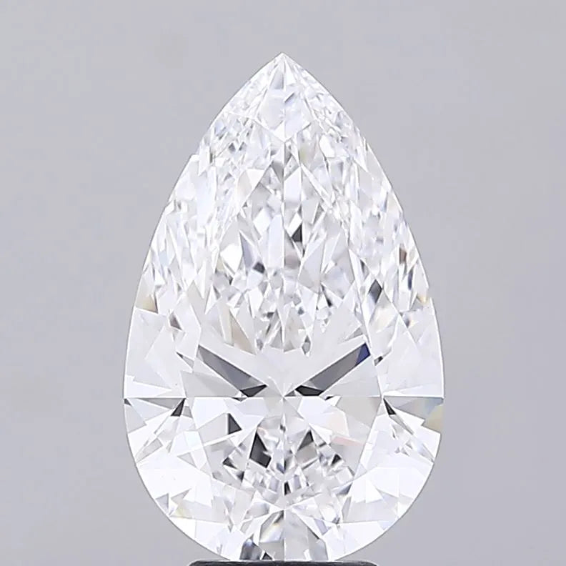 5.29ct Pear Lab Grown Diamond (Colour D, Clarity VVS2, IGI Certified)