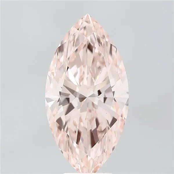 5.49ct Marquise Lab Grown Diamond (Colour Fancy Vivid Pink, Clarity VS1, IGI Certified)
