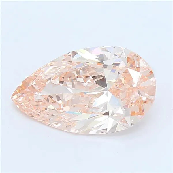 5.53ct Pear Lab Grown Diamond (Colour Fancy Vivid Pink, Clarity VVS2, IGI Certified)
