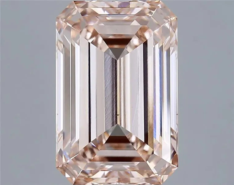5.55ct Emerald Lab Grown Diamond (Colour Fancy Pink, Clarity VS1, IGI Certified)