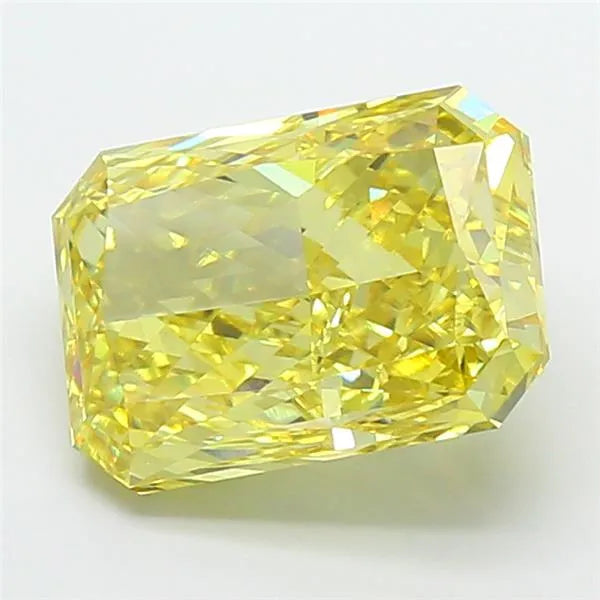 7.08ct Radiant Lab Grown Diamond (Colour Fancy Intense Yellow, Clarity VVS2, IGI Certified)
