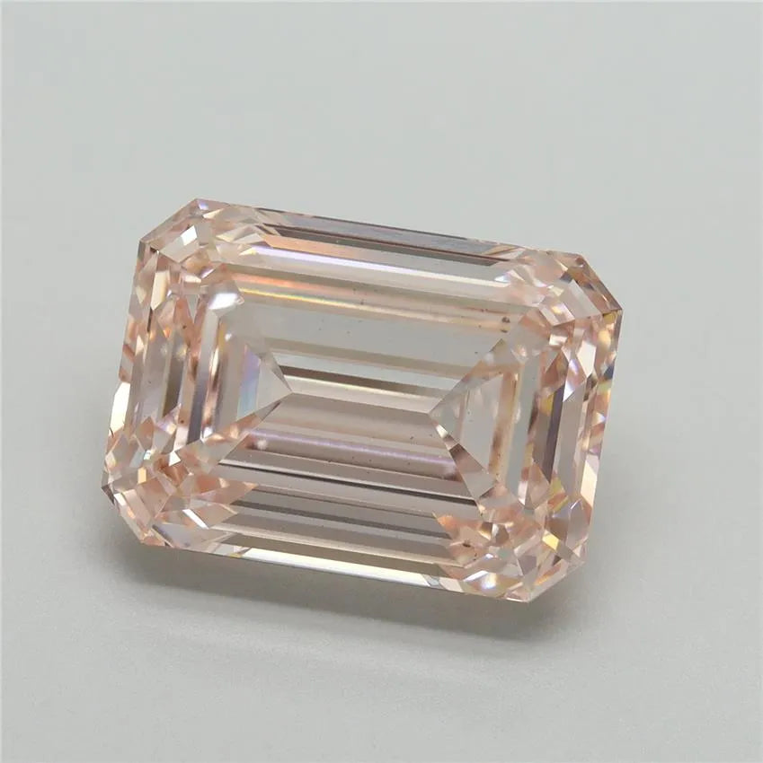 7.61ct Emerald Lab Grown Diamond (Colour Fancy Intense Pink, Clarity VS2, IGI Certified)