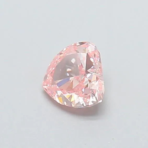 0.30ct Heart Lab Grown Diamond (Colour Fancy Intense Pink, Clarity VVS2, IGI Certified)