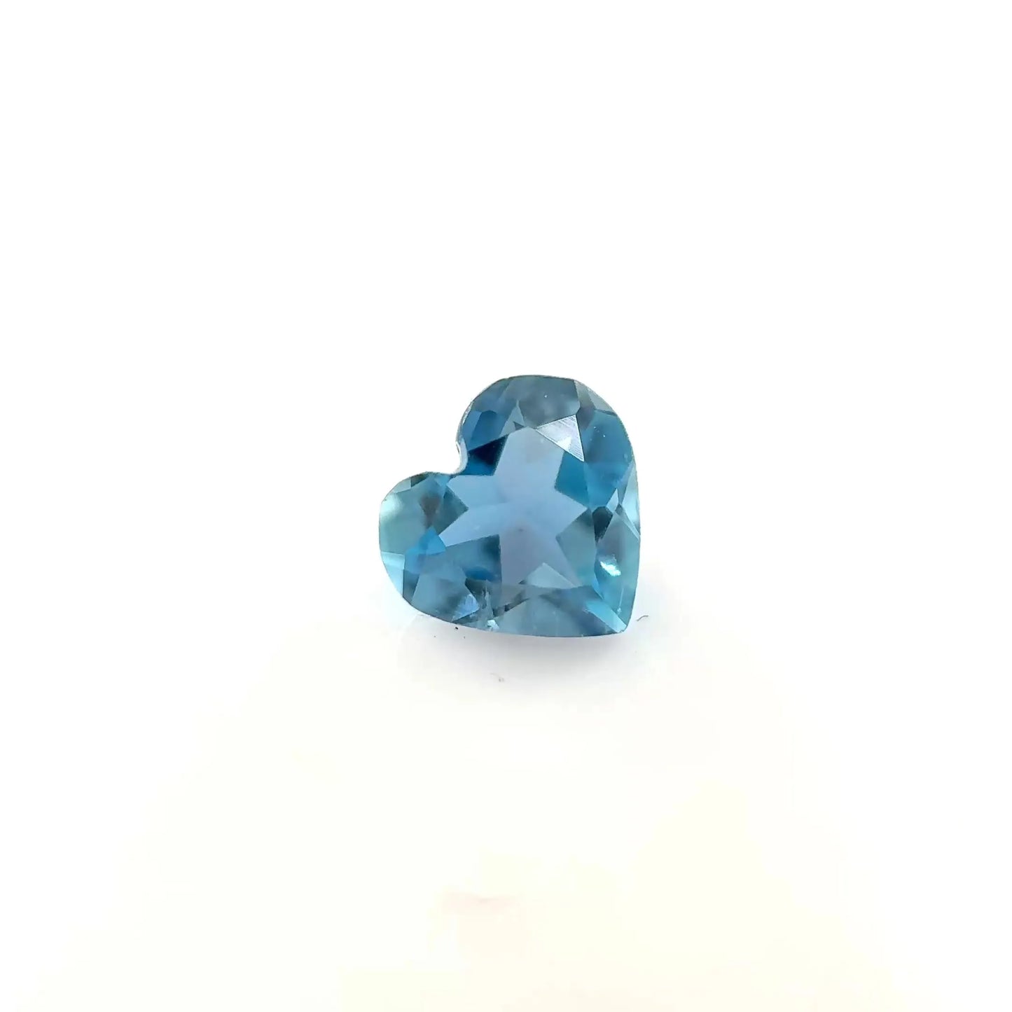 0.32ct Heart Natural Aquamarine (Colour Blue, Clarity Slightly Included, Cut Faceted)