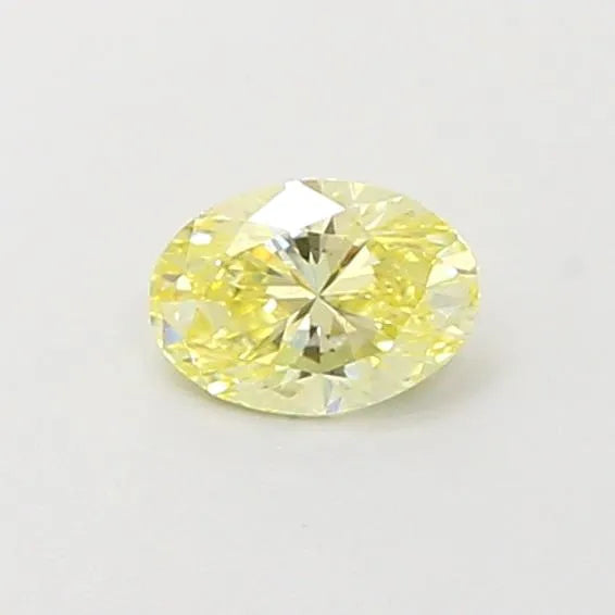 0.32ct Oval Lab Grown Diamond (Colour Fancy Yellow, Clarity VS1, IGI Certified)