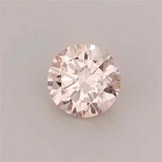 0.32ct Round Lab Grown Diamond (Colour Fancy Intense Pink, Clarity VVS2, Cut VG, IGI Certified)