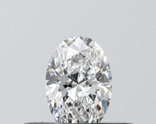 0.34ct Oval Lab Grown Diamond (Colour D, Clarity VVS2, IGI Certified)