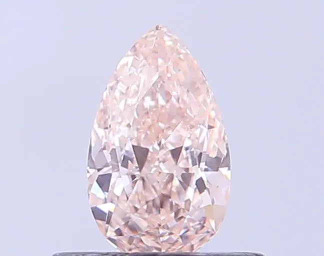 0.36ct Pear Lab Grown Diamond (Colour Fancy Brownish Pink, Clarity VS1, IGI Certified)