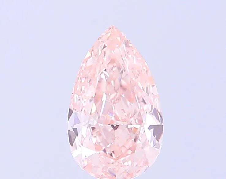 0.38ct Pear Lab Grown Diamond (Colour Fancy Light Pinkish Brown, Clarity VS2, IGI Certified)