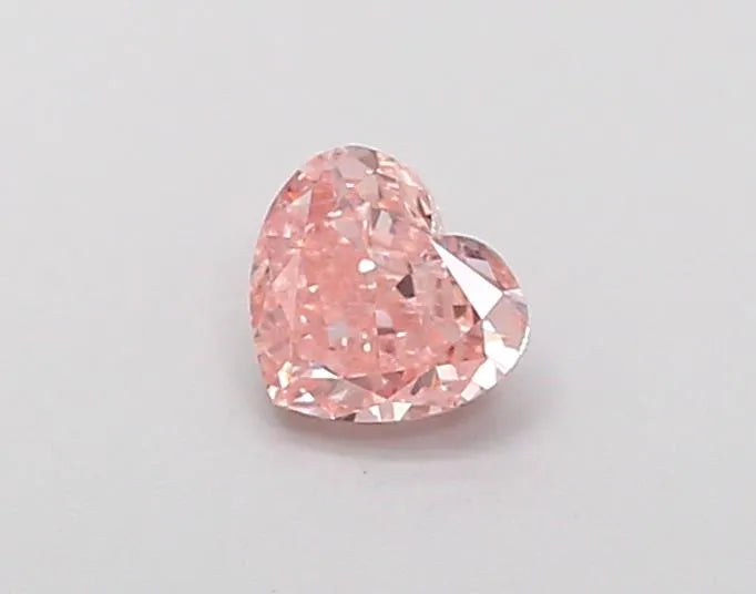 0.39ct Heart Lab Grown Diamond (Colour Fancy Pink, Clarity VS1, IGI Certified)