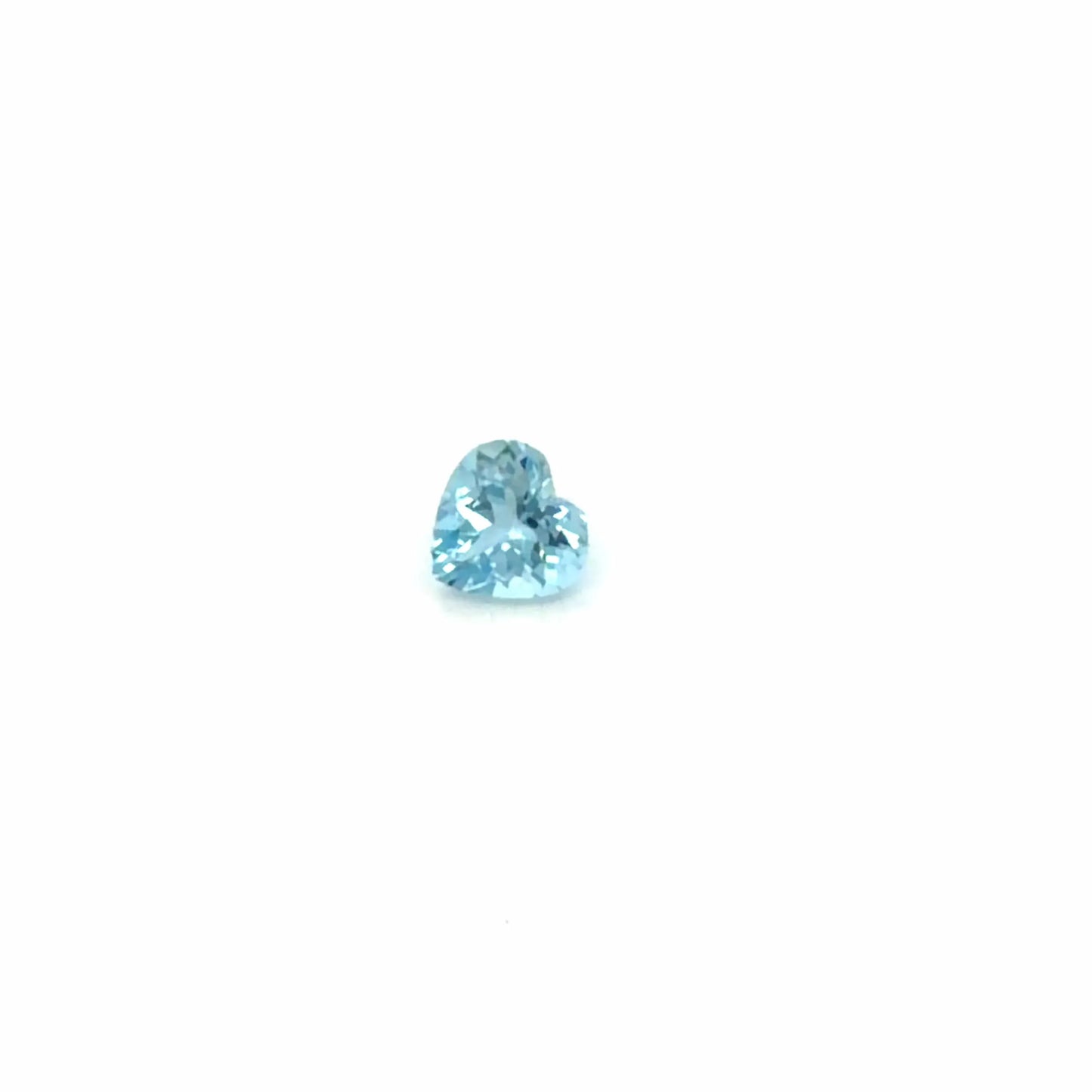 0.44ct Heart Natural Aquamarine (Colour Blue, Clarity Eye Clean, Cut Faceted)