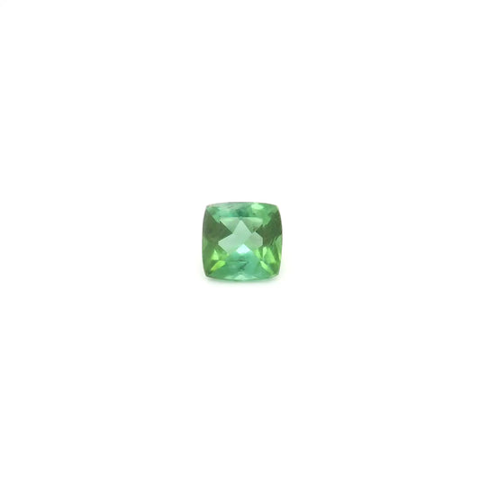 0.45ct Cushion Natural Tourmaline (Colour Green, Clarity Eye Clean, Cut Faceted)