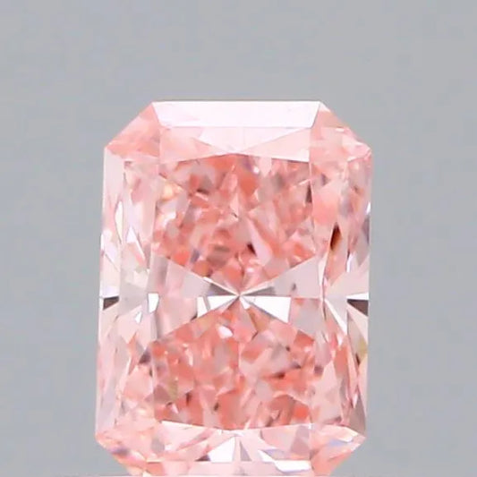0.50ct Radiant Lab Grown Diamond (Colour Fancy Vivid Pink, Clarity VVS2, IGI Certified)