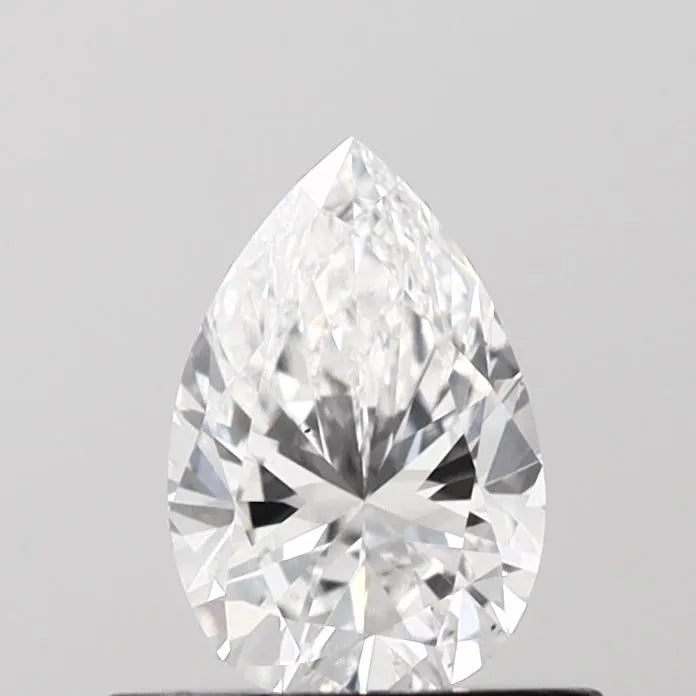 0.51ct Pear Lab Grown Diamond (Colour D, Clarity VS2, IGI Certified)